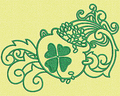 Embroidery Design: Pot Of Gold<br> 3.50w X 4.63h