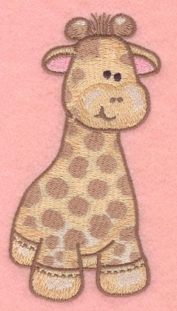 Embroidery Design: Giraffe large<br>2.63w X 5.00h