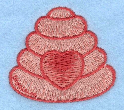 Embroidery Design: Beehive with heart small<br>1.94w X 1.73h