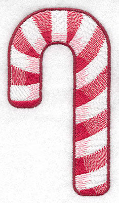Embroidery Design: Candy cane large<br>2.77w X 5.00h