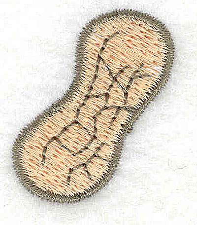 Embroidery Design: Peanut<br> 1.08w X 1.30h