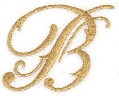 Embroidery Design: B large<br> 3.23w X 2.57h