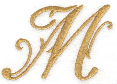Embroidery Design: M large<br> 3.75w X 2.55h
