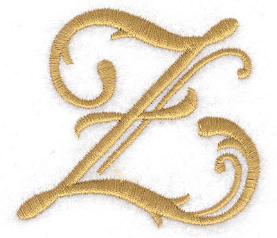 Embroidery Design: Z large<br> 2.82w X 2.60h