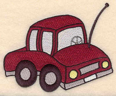 Embroidery Design: Car large <br>5.00"w X 4.14"h