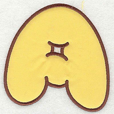 Embroidery Design: A applique large<br> 7.06w X 7.06h