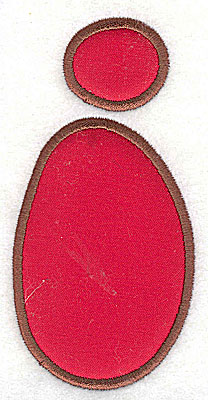 Embroidery Design: I applique large<br> 3.50w X 7.06h