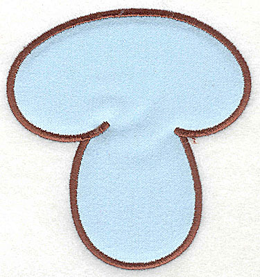 Embroidery Design: T applique large<br> 6.56w X 7.06h | Embroidery Legacy Embroidery Design: T applique large<br> 6.56w X 7.06h
