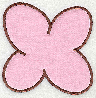 Embroidery Design: X applique large<br> 7.44w X 7.06h