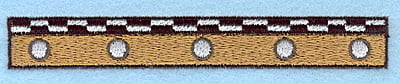 Embroidery Design: Shelf <br> 0.70"h x 5.00"w