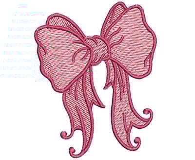 Embroidery Design: Christmas ribbon<br> 3.35w X 4.28h | Embroidery Legacy Embroidery Design: Christmas ribbon<br> 3.35w X 4.28h