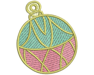 Embroidery Design: Christmas ornament<br> 2.58w X 3.13h