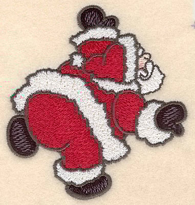 Embroidery Design: Santa Claus large<br>3.95"H x 3.66"w