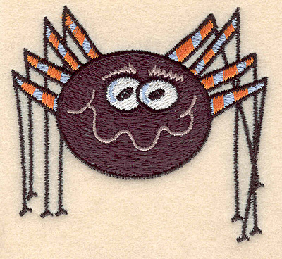 Embroidery Design: Spider small <br>3.11"w X 2.82"h