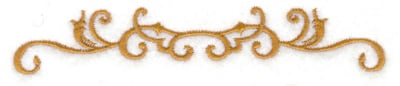 Embroidery Design: Vines<br> 4.97w X 0.89h | Embroidery Legacy Embroidery Design: Vines<br> 4.97w X 0.89h