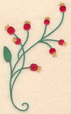 Embroidery Design: Berries large<br> 2.83w X 4.95h