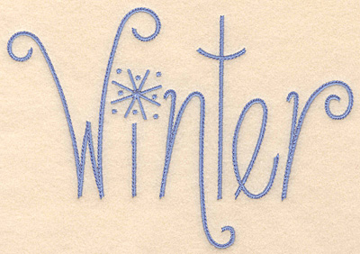 Embroidery Design: Winter large<br> 4.96w X 4.85h