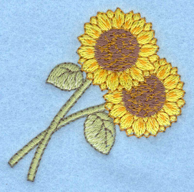 Embroidery Design: Sunflowers small<br>2.36w X 2.40h