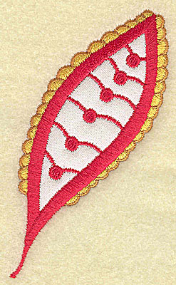 Embroidery Design: Christmas Paisley design A<br> 2.28w X 3.82h