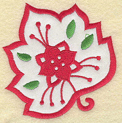Embroidery Design: Christmas Paisley design D<br> 3.55w X 3.67h