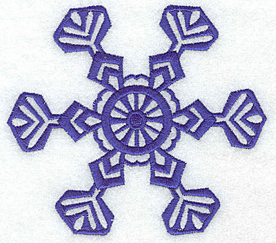 Embroidery Design: Snowflake 4 large<br> 4.99w X 4.41h