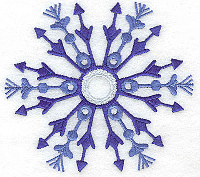 Embroidery Design: Snowflake 5 large<br> 4.95w X 4.49h