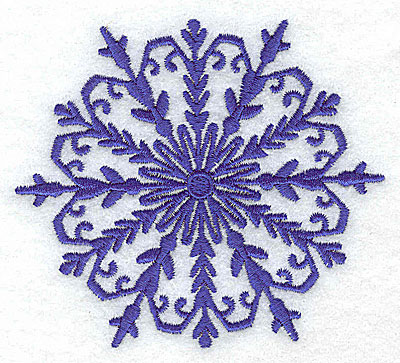 Embroidery Design: Snowflake 6 medium<br> 3.34w X 3.77h | Embroidery Legacy Embroidery Design: Snowflake 6 medium<br> 3.34w X 3.77h
