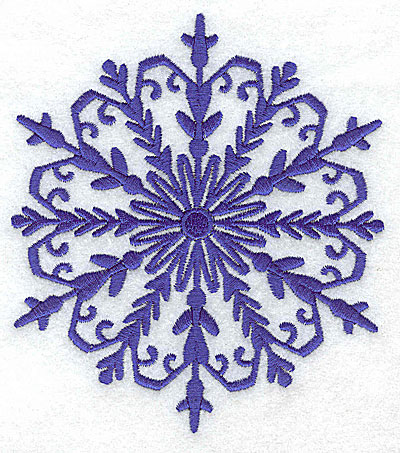 Embroidery Design: Snowflake 6 large<br> 4.34w X 4.90h