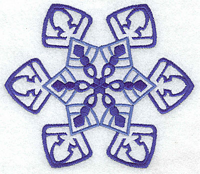 Embroidery Design: Snowflake 7 large<br> 4.96w X 4.31h