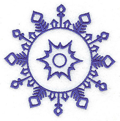 Embroidery Design: Snowflake 8 medium<br> 3.83w X 3.83h