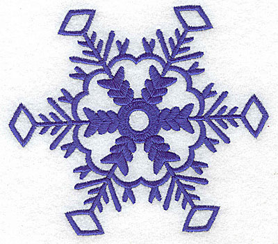 Embroidery Design: Snowflake 10 large<br> 4.94w X 4.30h