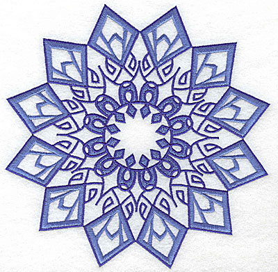 Embroidery Design: Snowflake 1 jumbo<br> 6.99w X 6.99h