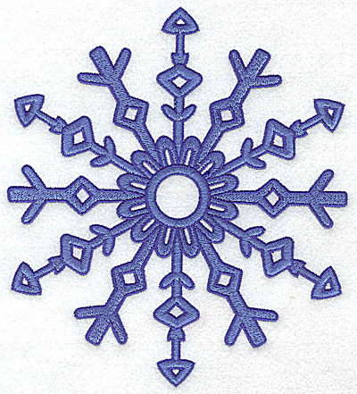 Embroidery Design: Snowflake 9 jumbo<br> 6.26w X 7.00h