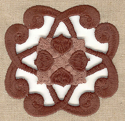 Embroidery Design: Cutwork pattern large<br> 3.36w X 3.36h