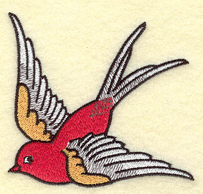 Embroidery Design: Bird <br> 3.73w X 3.54h