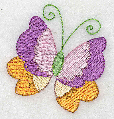 Embroidery Design: Butterfly<br> 2.21w X 2.41h