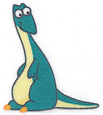 Embroidery Design: Dinosaur D large<br> 4.36w X 4.94h