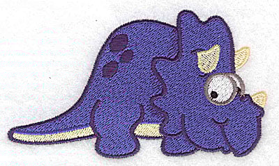 Embroidery Design: Dinosaur E large<br> 4.55w X 2.63h
