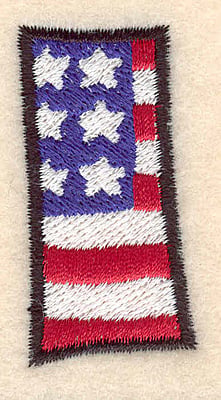 Embroidery Design: I large <br> 2.01"h x 1.01"w