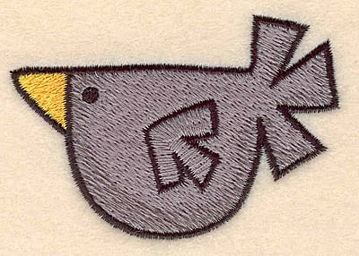 Embroidery Design: Crow large <br>3.20"w X 2.23"h