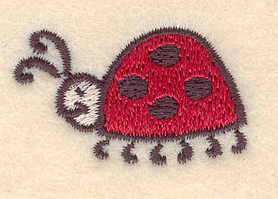 Embroidery Design: Ladybug large<br> 1.52w X 0.95h