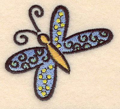 Embroidery Design: Butterfly B large<br> 2.69w X 2.44h