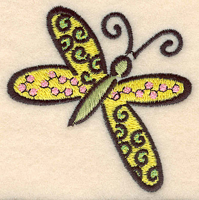 Embroidery Design: Butterfly C large<br> 2.89w X 2.98h