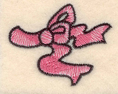 Embroidery Design: Bow large<br>1.61"H x 2.02"W