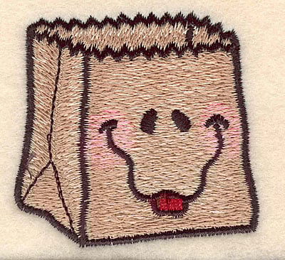 Embroidery Design: Trick-or-Treat bag large <br>2.35"w X 2.25"h