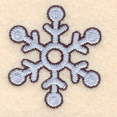 Embroidery Design: Snowflake B<br>1.80"H x 1.59"W
