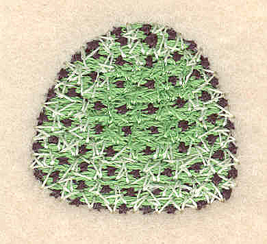 Embroidery Design: Gumdrop<br>0.93"Hx1.03"W