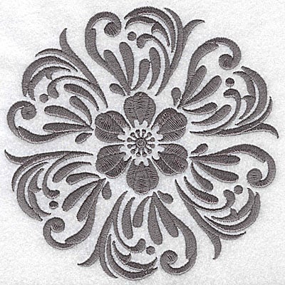 Embroidery Design: Damask Block 8 large<br>6.46w X 6.46h | Embroidery Legacy Embroidery Design: Damask Block 8 large<br>6.46w X 6.46h