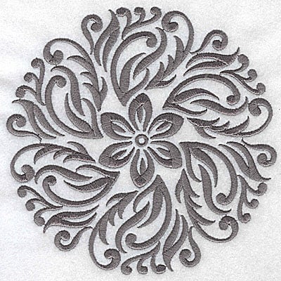 Embroidery Design: Damask Block 10 large<br> 6.44w X 6.36h | Embroidery Legacy Embroidery Design: Damask Block 10 large<br> 6.44w X 6.36h