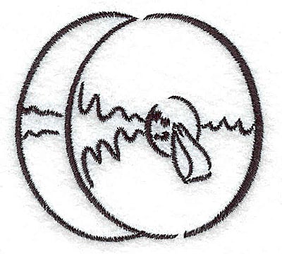 Embroidery Design: Cymbals <br> 2.57w X 2.39h